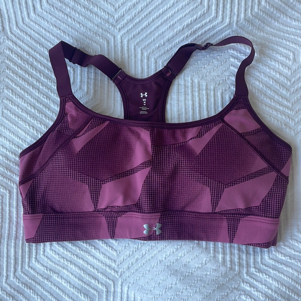 Under Armour pink sports bra